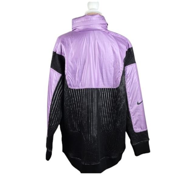 Nike City Ready 1/4 Zip Jacket Women's Purple Black Size Large - Picture 3 of 9